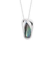  Sterling Abalone Flip-flop
