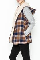  Plaid Reversible Vest