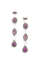 Ruby Statement Earrings