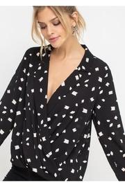  Notched Top, Black