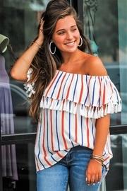  American Pride Off The Shoulder Top