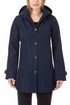  Buttondown Hooded Raincoat