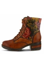  Floral Combat Boot