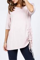  Ruched Front Detail Top