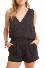  Triblend Hooded Surplice Romper
