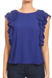  Royal Ruffle Tank