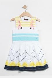  Pelican Printed Dress