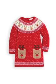  Reindeer Fair Isle Dress