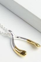  Dipped Wishbone Necklace