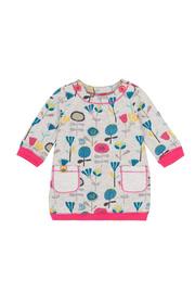  Flowery Fleece Dress
