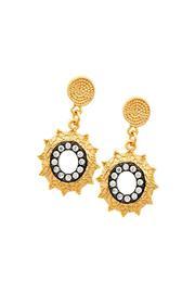 Crystal Sunburst Earrings