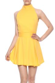  Yellow Mini Dress