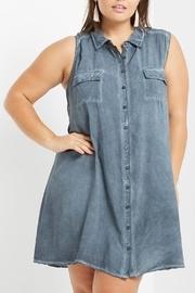  Stone Washed Shift Dress