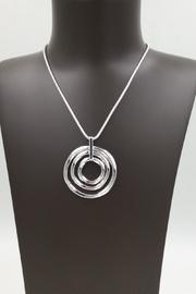  Silver Circles Necklace
