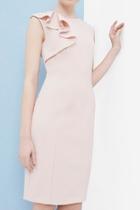  Frill Shoulder Dress