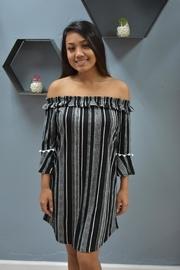  Midnight Striped Dress