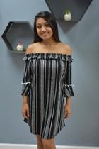  Midnight Striped Dress