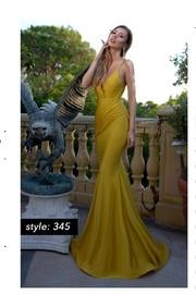  Satin Sash Gown