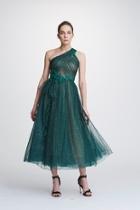  One-shoulder Tulle Dress