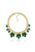  Emerald Floral Necklace