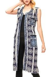  Embroidery Denim Vest