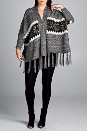  Variegated Geo-stripe Cardigan
