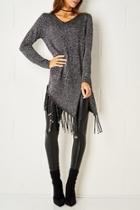 Metallic Fringe Jumper