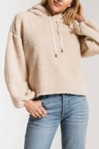  Tan Sherpa Hoodie