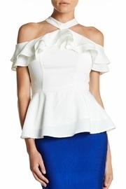  Ruffle Halter Shirt