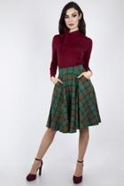  Alex Tartan Circle-skirt