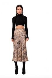  Snake Satin Skirt