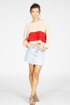  Red Stripe Sweater