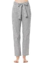  Paperbag Stripe Trousers