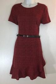  Shortsleeve Plaid Dress