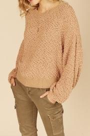  Popcorn Knit Sweater
