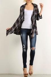  Open Plaid Shirt