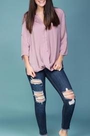  Twisted Hem Blouse