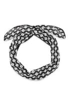  Floral-print Wire-scarf-headband