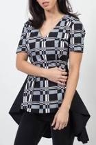  Black Mod Ankara Top