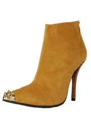  Studded Camel Bootie