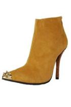  Studded Camel Bootie