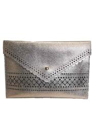  Perf'd Nappa Clutch