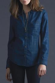  Textured Chambray Shirt