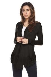  Sheer Open Cardigan