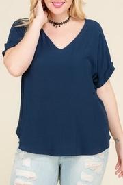  Janette Navy Blouse