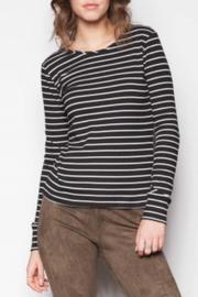  Striped Black Top