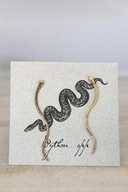  Long Snake Earrings