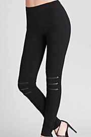  Black Zippered Leggings