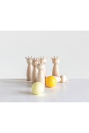  Wood Giraffe Shaped Bowling Game-set/8 With Bag