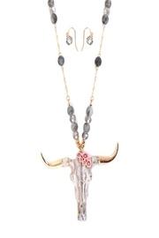  Skull Head Necklace Set